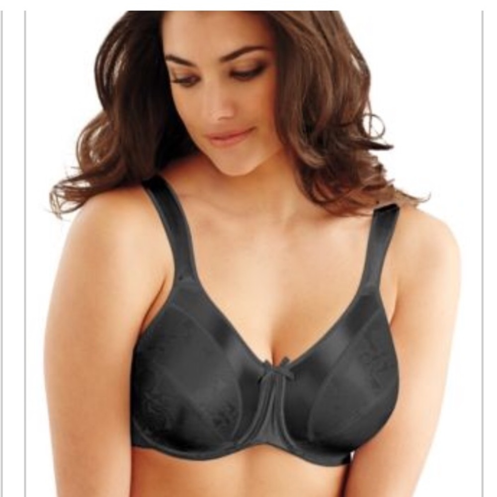 Bali Satin Traci has Underwire Minimizer Bra